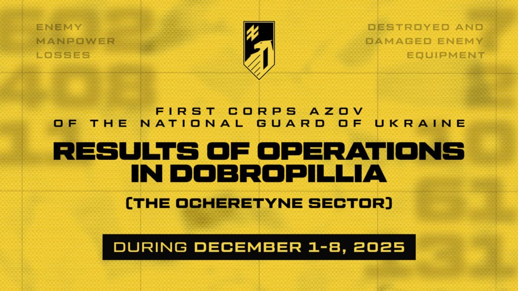 Enemy Losses in the Area of the Corps Azov, December 1-8