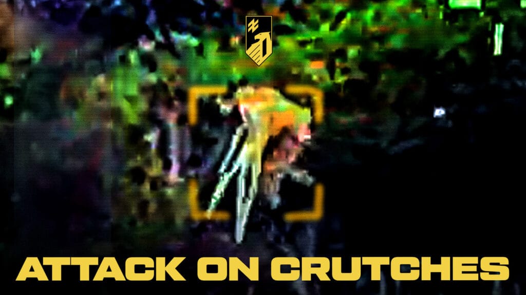18+: Russians attack on crutches