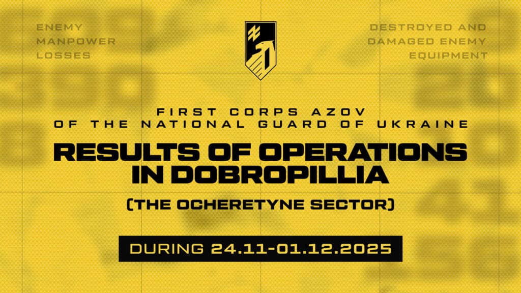 Russian Losses in the Area of Corps Azov (24 Nov. — 1 Dec.)