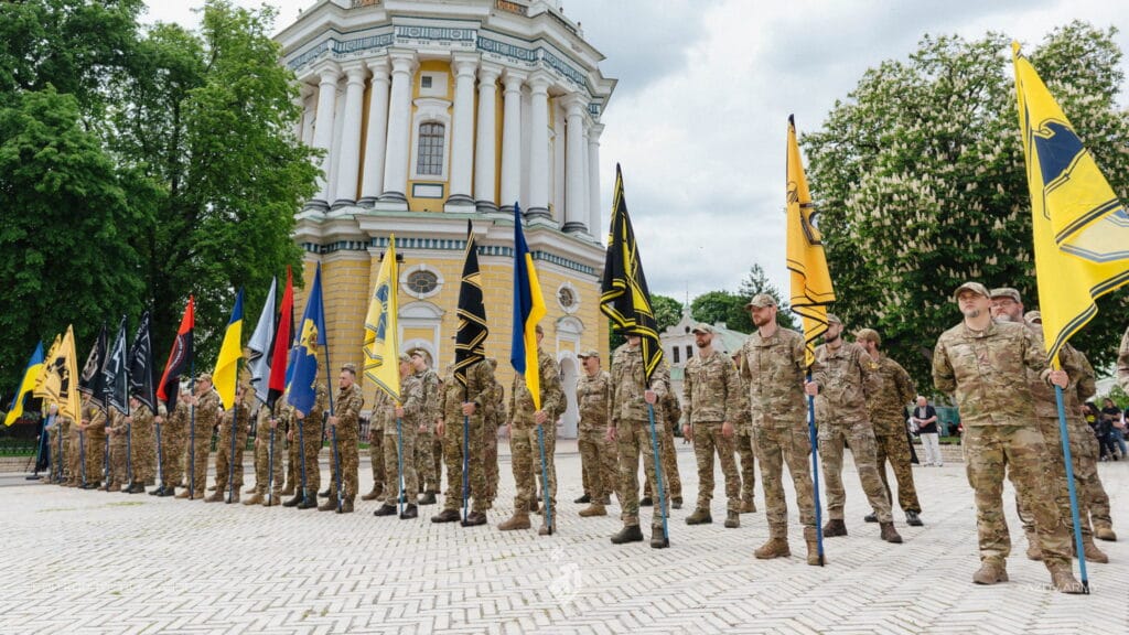 Fourth Year in Captivity: Prayer for Azov Fighters Held at the Lavra