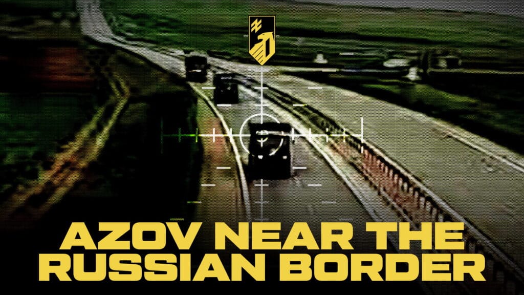 Azov patrols the border areas around Mariupol