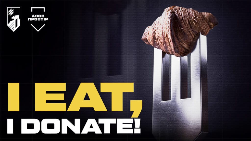 I eat, I donate