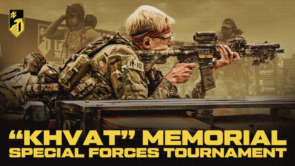Special forces fighters and cadets honored the memory of Vitalii “Khvat” Blazhko through a shooting competition