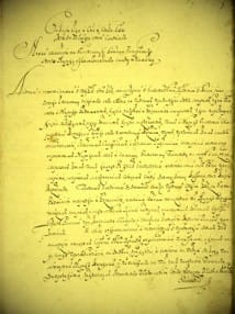 Перша сторінка Конституції Пилипа Орлика 1710 року