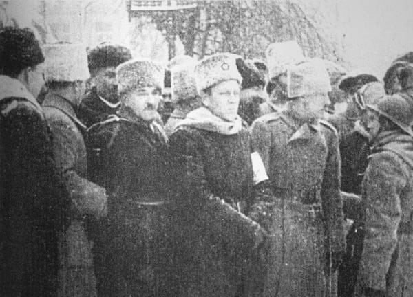 Симон Петлюра та Євген Коновалець під час Акта Злуки 1919 року